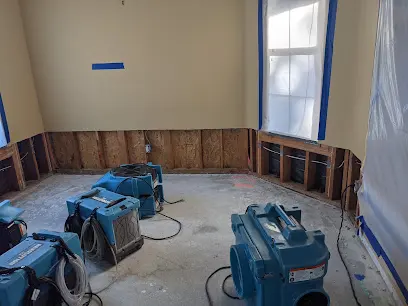 Monsoon flood dried in a Quail Valley home
