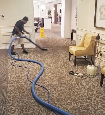Truck-mounted and portable extraction of standing water in a Sun City, CA home